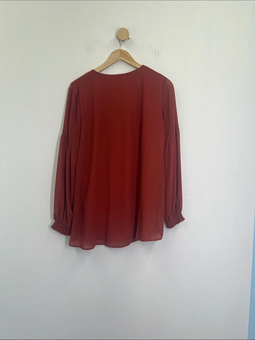 Show Me Your MuMu - Jelina Tassel Long Sleeve V Neck Boho Blouse Size Small